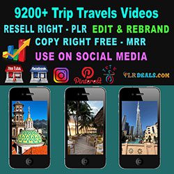 Trip Travel PLR video